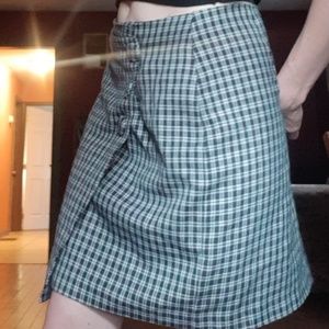 Vintage plaid skirt